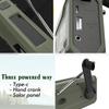 DAB/FM Bluetooth Radio Outdoor Emergency Radio 4500Mah Battery Radio Portable Solar Hand Crank Radio-BCBW