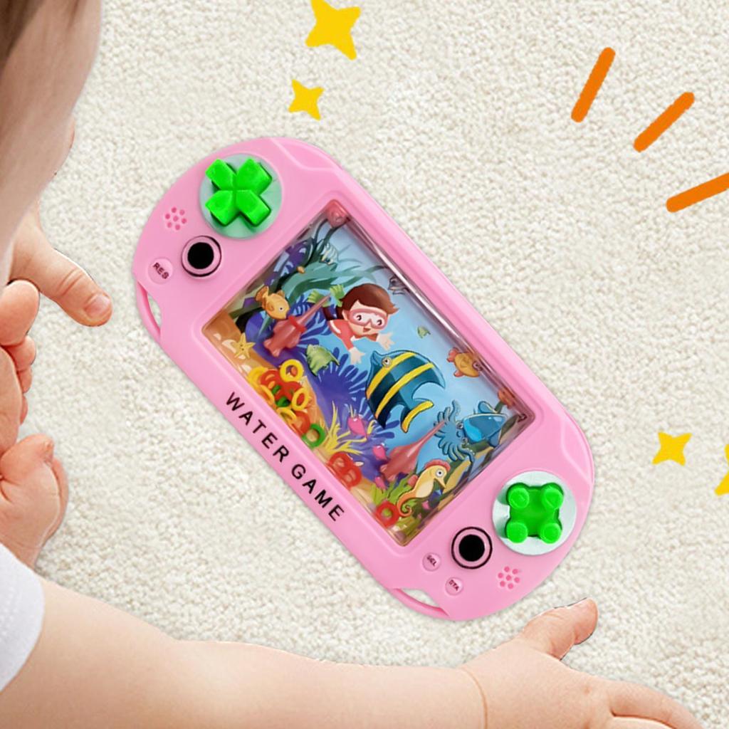 1pcs Stress relief toys Water Ring Game Nostalgic Throwing Ring Toy Handheld Water Games Toys Birthday for Kids (random shape