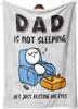 Perfekte Geschenke für Papa Decken für Vatertag Muttertag Jahrestag Geburtstag für Mama Sohn Tochter Opa Oma Tante Überwurf