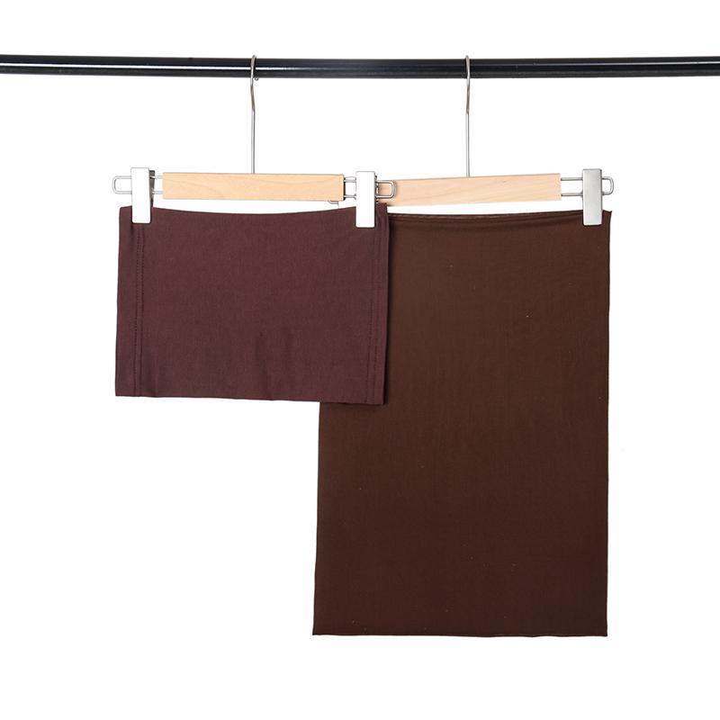 2 Pcs Set Cotton Rayon Modal Hijab Matching Color Jersey Cap Plain Cotton Muslim Women Scarf Shawl Turbante Femenino 85*185cm