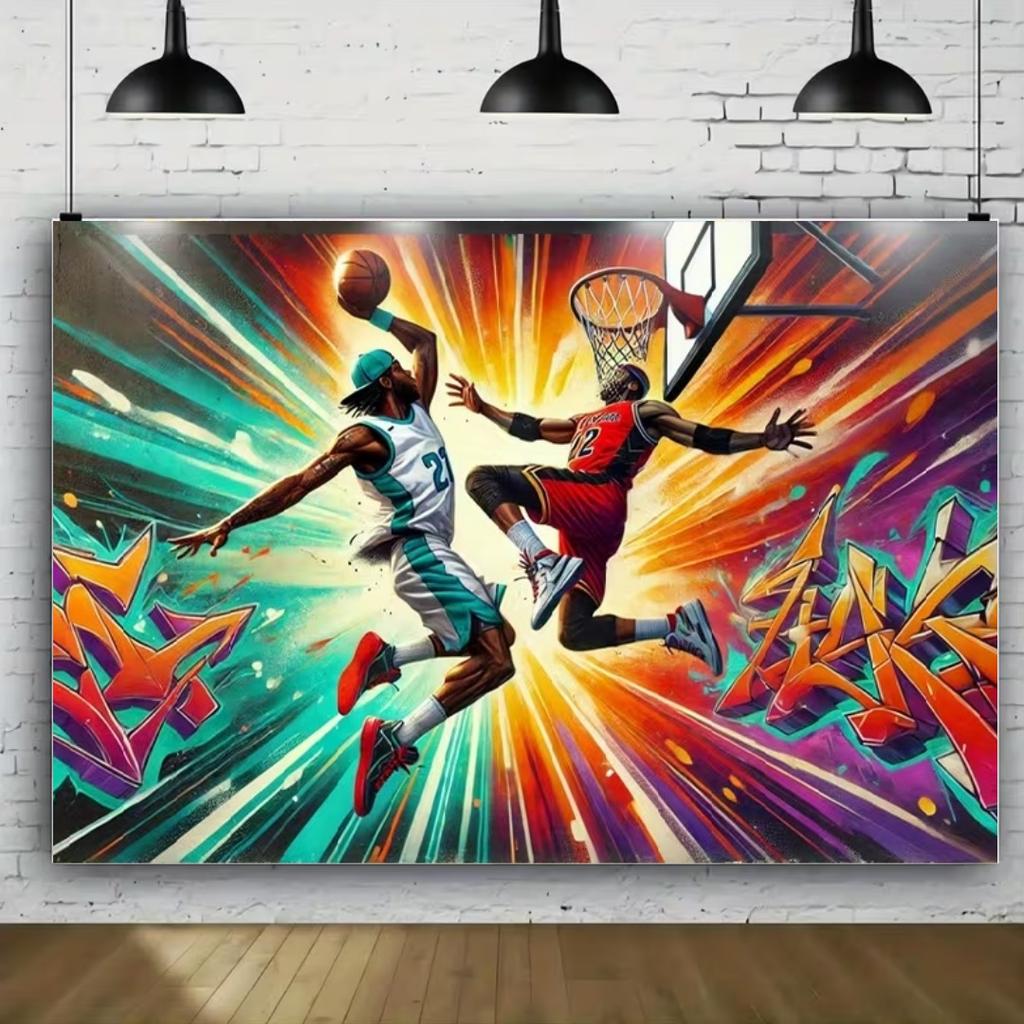 Basketball Themed Birthday Party Decorations for Boys and Girls Sports Design Photography Backdrop Banner Gifts for Kids14