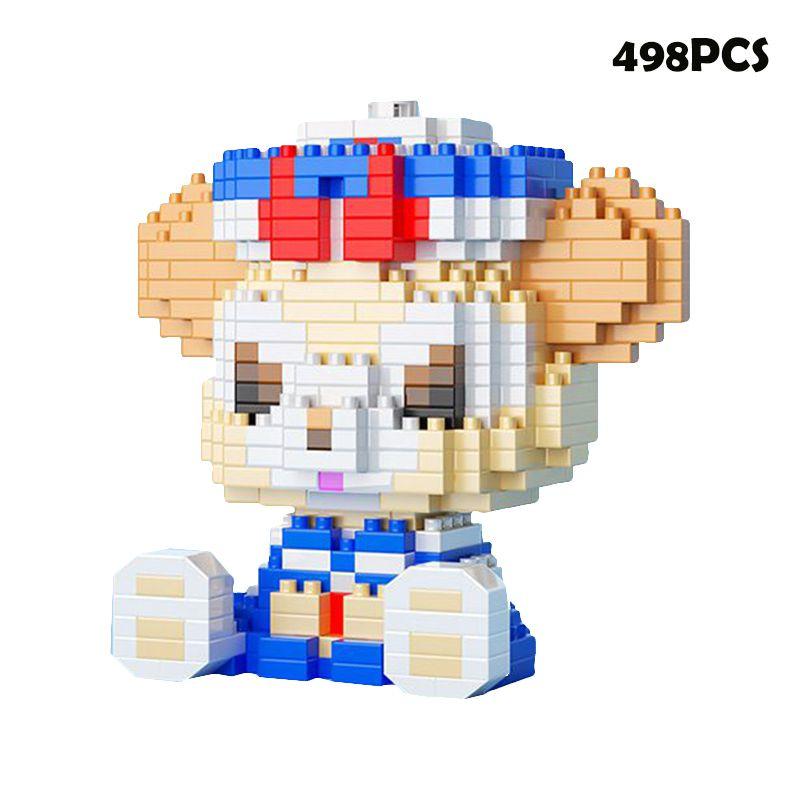 Disney Mickey Minnie Goofy Cartoon Building Blocks For Kids' Intelligence Development