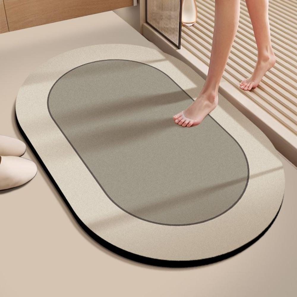 Bathroom Non-slip Carpet Absorbent Toilet Door Diatom Mud Quick-drying Foot Mat