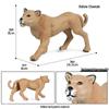 Children's Farm Animal Models: Cow, Pig, Rooster, Donkey, Duck, Cat, Sheep - Plastic Toy Set
