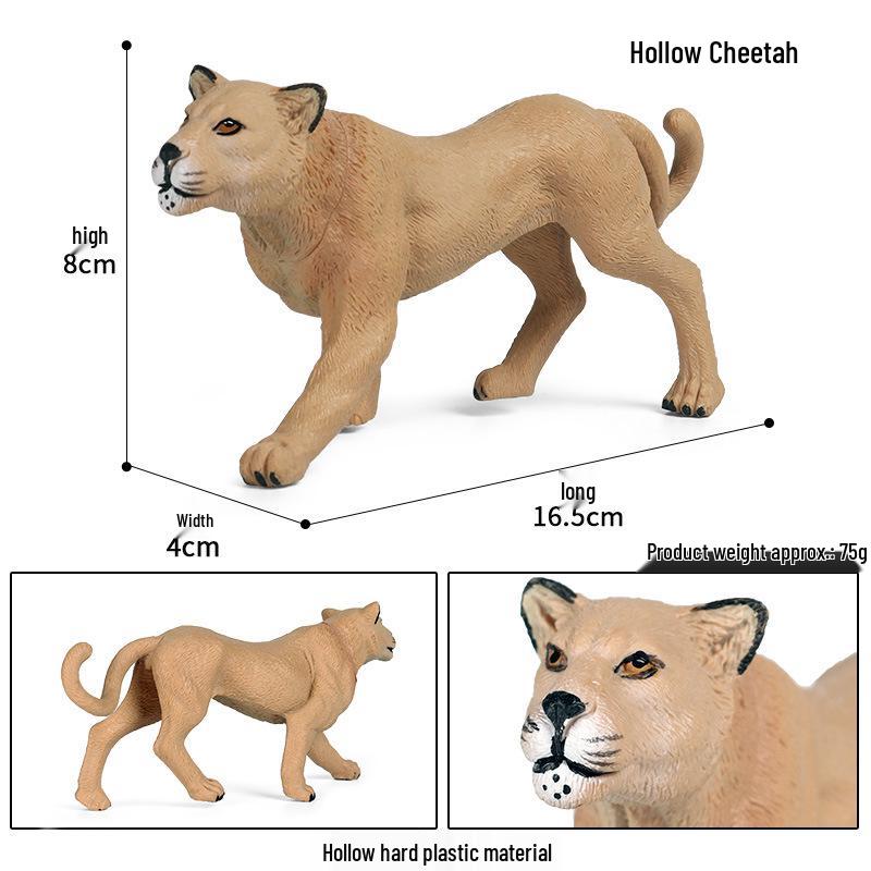 Children's Farm Animal Models: Cow, Pig, Rooster, Donkey, Duck, Cat, Sheep - Plastic Toy Set