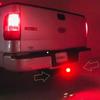 Zuverlässiges 2-Zoll geräuchertes 15-LED Bremslicht DRL Anhängerkupplungsabdeckung Passend für Abschleppen & Transportieren Mit Bolzen 12V