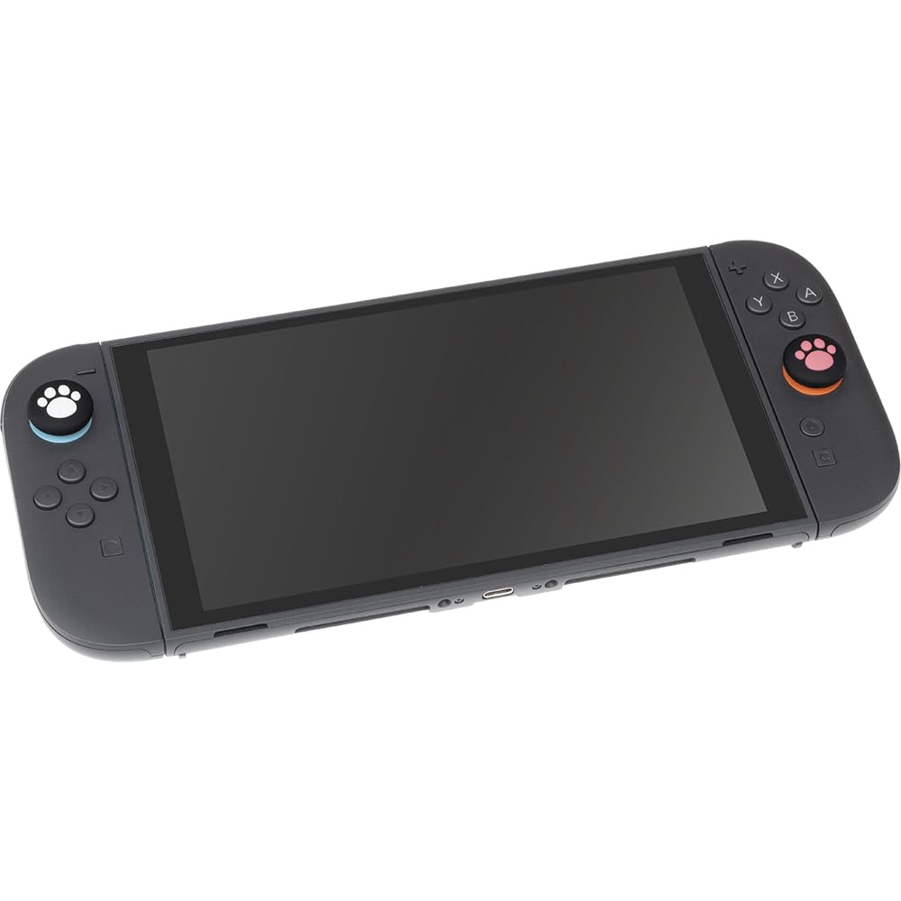 CYBER Analog Stick Cover Cat Switch 2 Black - (for Joy-Con 2)