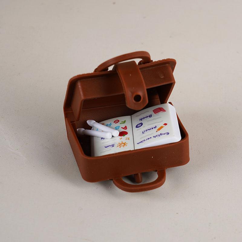 1:12 Dollhouse Miniature Simulation Classroom Desk Blackboard Book Bag Furniture Home Model Decor Toy Doll House Accessories