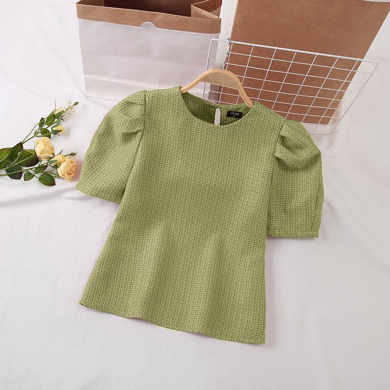 

VONDA Женские летние блузки с круглым вырезом и короткими рукавами 4XL