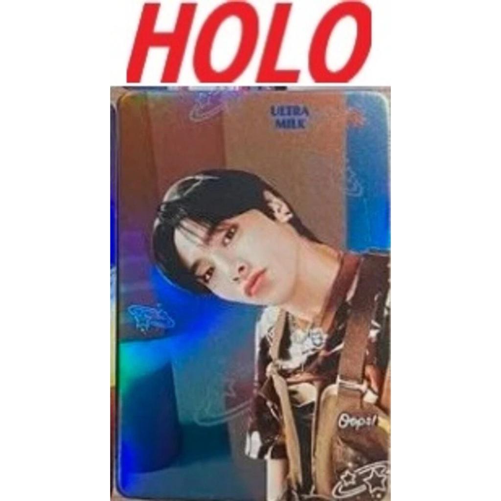 STRAY KIDS ULTRA MILK OFFICIAL Photo Card INDONESIA ROCK STAR STAR HOLOGRAM