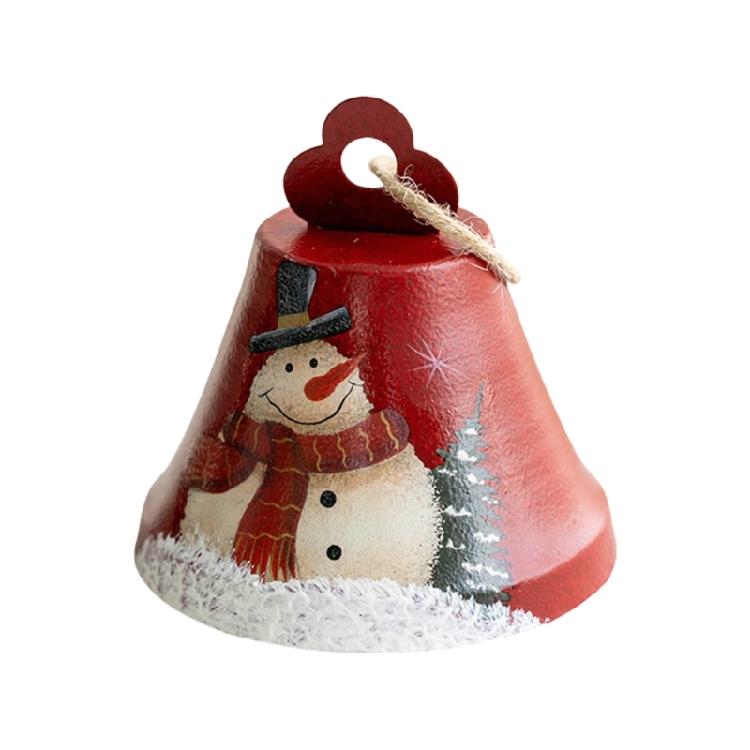 

Iron Crafted Christmas Bells Festival Tree Hanging Pendant Decoration Office Embellishment Stylish School Adornment