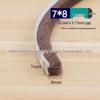 Self-Adhesive Wool Weather Stripping for Doors and Windows