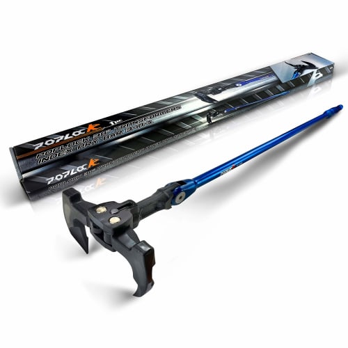 Large 965mm Crowbar with Adjustable Angle, Perfect for Blacksmiths, Kajiya Nail Pullers, Interior Decor, Woodworking, Demolition, Disaster Preparednes