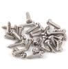 304 Stainless Steel Phillips Pan Head Sharp Tail Self-Tapping Screws - Small Head, Sizes M1.2, M1.4, M2.3, M2.6, M3