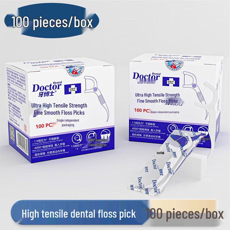 Dr. Tooth Ultra High Tension Dental Floss Picks