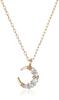 Estelle K10 Yellow Gold Diamond Moon Necklace (Web Exclusive) 0442-9438-0011-0000