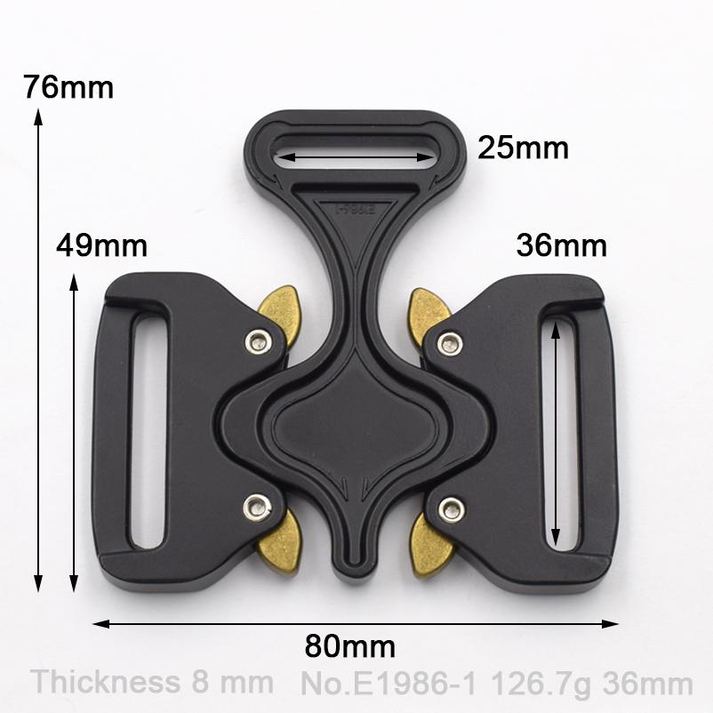 Custom Tactical Buckle Strong Adjustable Buckle Side Release Buckle