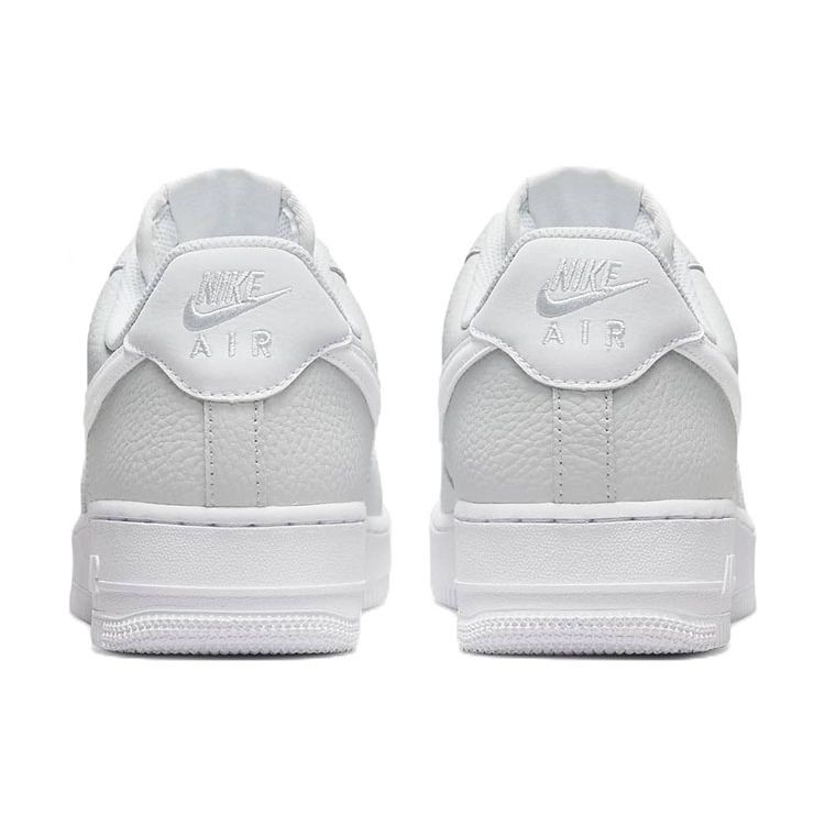 Nike Air Force 1 07 Pebbled Men Sneakers Grey Pure-Platinum White CT2302-003