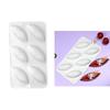 6Cavity Seashells Fondants Chocolate Molds Cake Bakings Tool Handmades Soaps Silicone Ornament Molds Easy To Clean