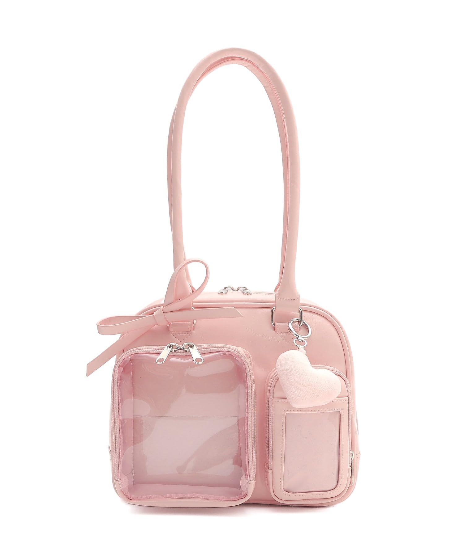 

WEGO Ita Bag, Sparkly Plush Boston Bag, Cute, Perfect for Favorite Characters, Live Performances, Women s, Size F, Pink