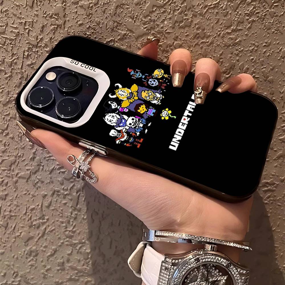 U-Undertale Phone Case For IPhone 17 16 15 14 13 12 11 Pro Max Plus Color Silver Cover