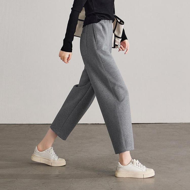 Women Loose Casual Harem Pants Sports Nine Point Sweatpants Sickle Pants New