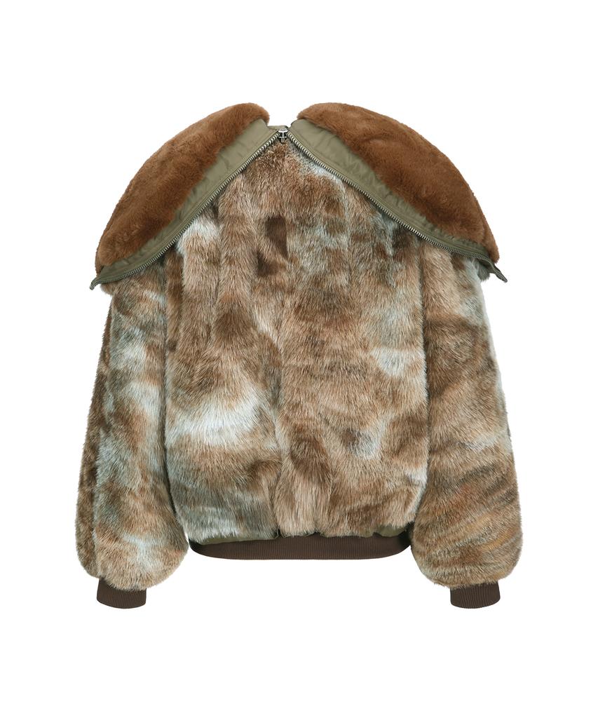 Adsb Andersson Bell Vanessa Fur N2B Jacket Awa728W(Brown)