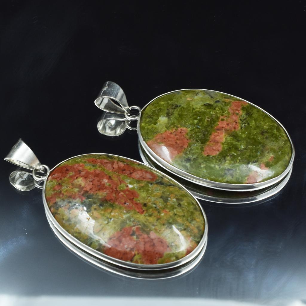 Natural 117.85 Carat Jasper CERTIFIED Pendant Oval Silver Pendant 925 Sterling AR-1719