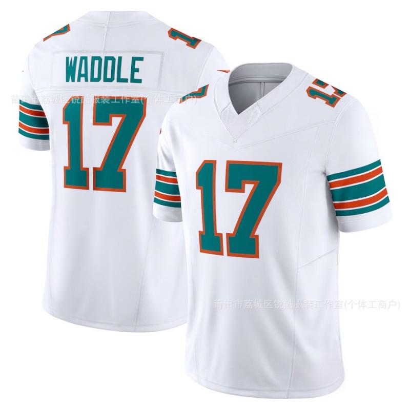 Miami Dolphins NFL Football Jersey Men Women Unisex Hooded Top Embroidered Marino Waddle 13 17
