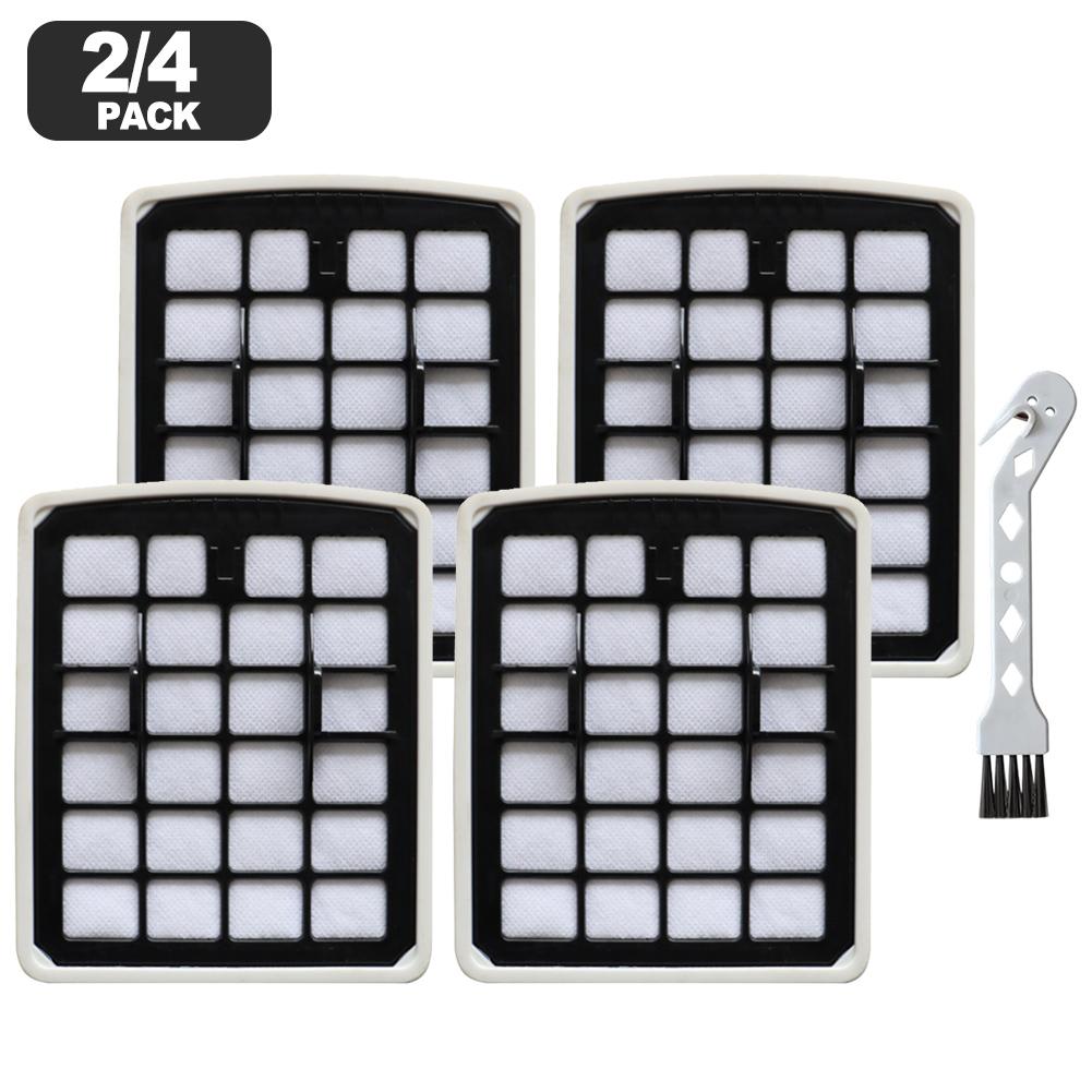 2/4 HEPA Sponge Filters For Eureka For Apollo V18C01A-200 AK9/AK10 For Midea VCS41S160 VCS42S200 VCC18C Vacuum Cleaner Filters