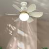 E27 Ceiling Fan with LED Light 30W AC86-265V 110V 220V Fan Light for Indoor Office Market White Lights Chandelier Fan