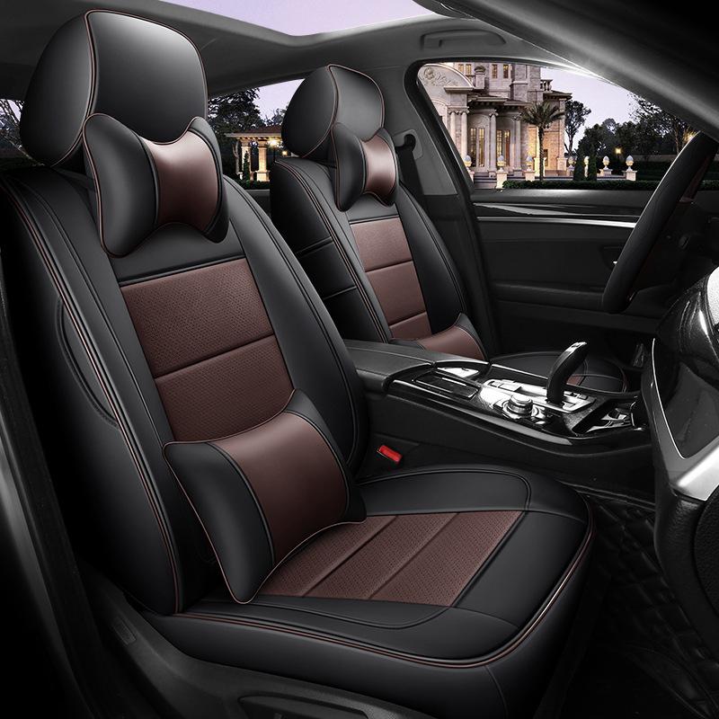 Originele Lederen Autostoelhoezen voor Diverse Modellen - Volledige Dekking Kussens