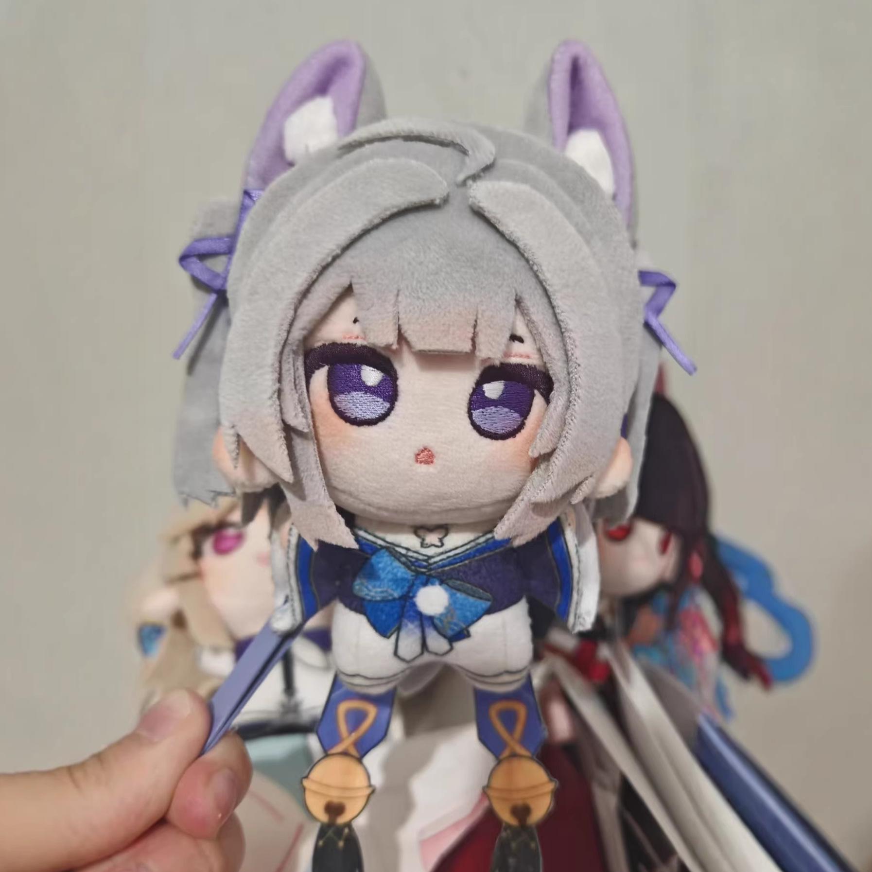 10cm Anime Shinano Ijn Yukikaze Plüschtier Puppe Cheshire Stoffpuppe Spielzeug Plüsch Anhänger Schlüsselanhänger Puppe Geburtstags-Weihnachtsgeschenke