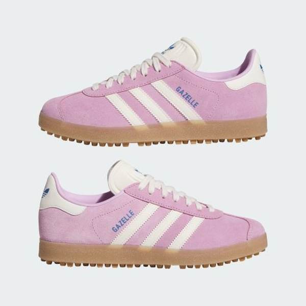 Adidas Women Original Gazelle Spikeless Golf Shoes Jq7755 JQ7755 (pink)/220