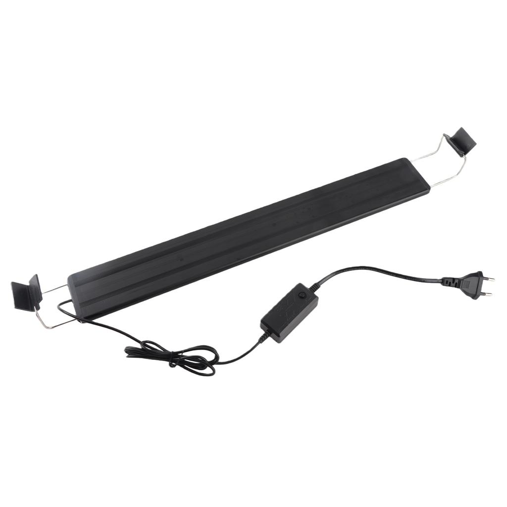 LED Aquarium Light Full Spectrum Ultra Slim Heat Dissipation Splash Proof Fish Tank Light with Extendable Brackets