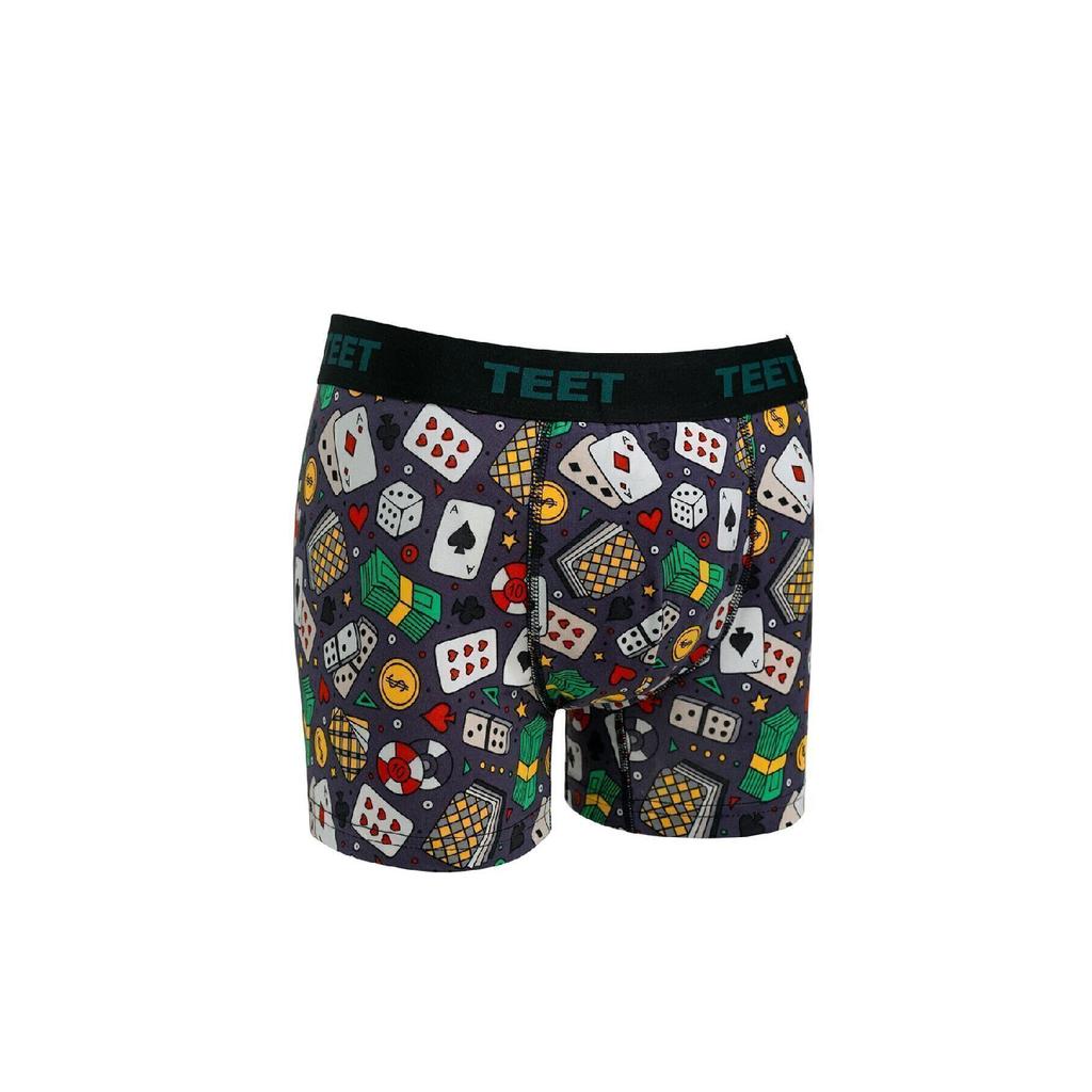 Men's Boxer Premium Set Of 5 Cotton Lycra Patterned Full Fit New Year's Gift