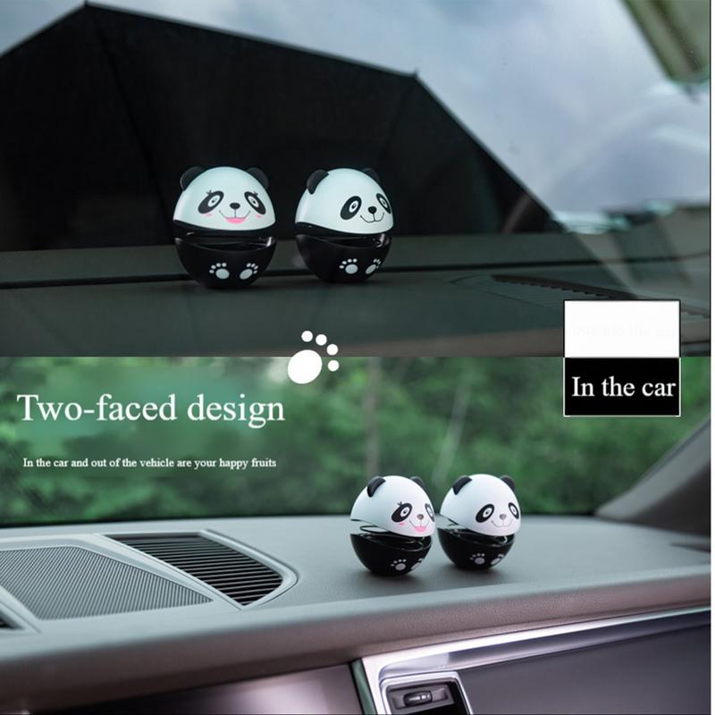Car Dashboard Ornaments Bobblehead Panda Ornaments Car Dashboard Shaking Head Car Doll Toy Panda Figurine Dashboard Decor For