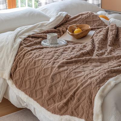 Pătură din flanel fleece 3D jacquard pătură caldă fuzzy pentru canapea, canapea, pat, scaun, plauză confortabilă la atingere super moale pentru mama pătură îngroșată pătură TV