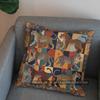 2D Colorful Leopard-Print Pillow For Decor Pattern Cushion Cover Suitable For Sofa Bedroom Car Pillow Cover