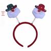 Christmas Hair Clip & Headband Set: Snowman Ornament, Bow, Hat - Perfect Holiday Accessories for Kids