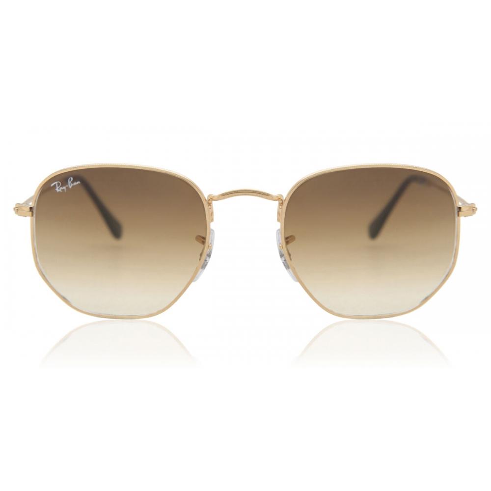 

Ray Ban Rb3548 Hexagonal 001 51 Солнцезащитные очки унисекс Gold/51-21-145