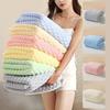 1PCS Adult Super Absorbent Ultra-fine Fiber Towel, Quick Drying Texture Towel, Soft Home Thickened Coral Velvet Bath Towel