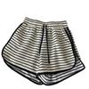 Striped High-waisted Sports Pants Women's Loose Wide Leg Shorts Summer Thin Straight Elastic Waist Ins Casual Pants