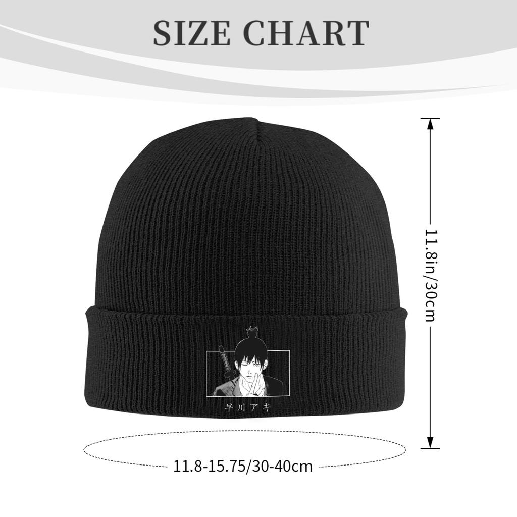 Chainsaw Man Aki Knit Hat Beanie Autumn Winter Hats Warm Acrylic New Anime Manga Cap For Men Women Gifts,