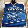 1 STuks HC Kometa Brno Print Flanellen Deken, Hoge Kwaliteit, Comfortabel voor Alle Seizoenen, Woondecoratie, Warmte en Comfort, Perfect voor Kerstcadeaus