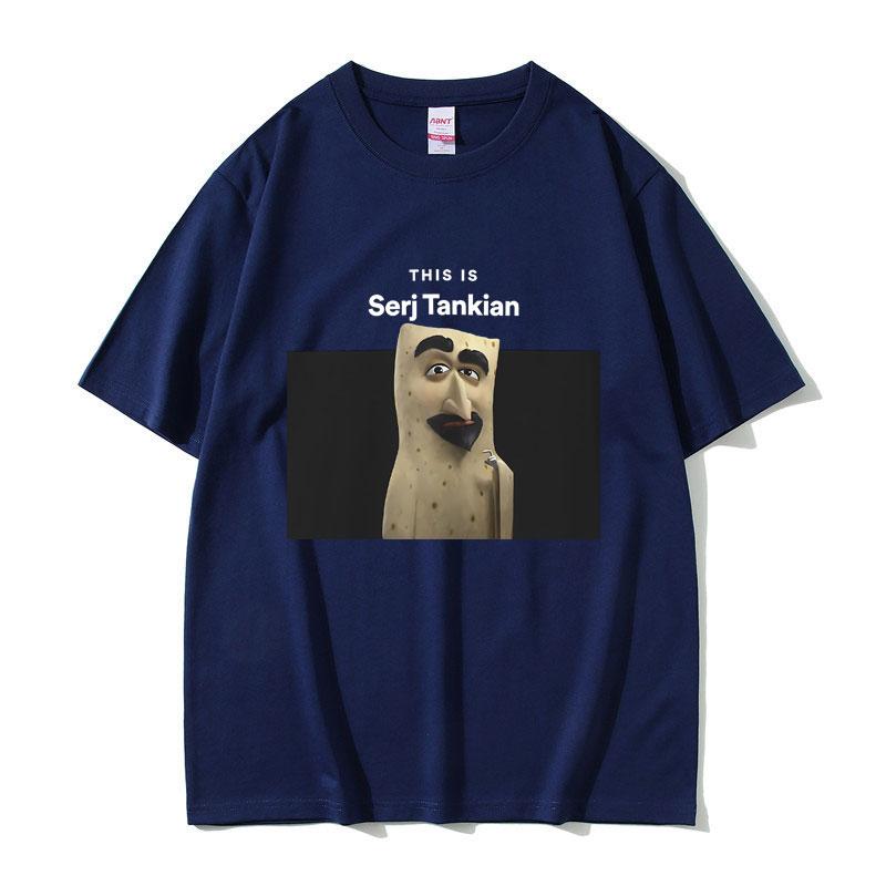 Dieses Ist Serj Tankian Lustiges Meme T-Shirt System of A Down T-Shirts Unisex Damen 90er Vintage Rockband Alternative Metal Musik T-Shirts