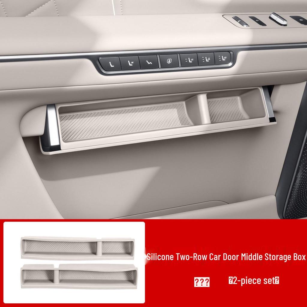 Nio ES9 Car Door Silicone Storage Box Set - Interior Decoration Accessories