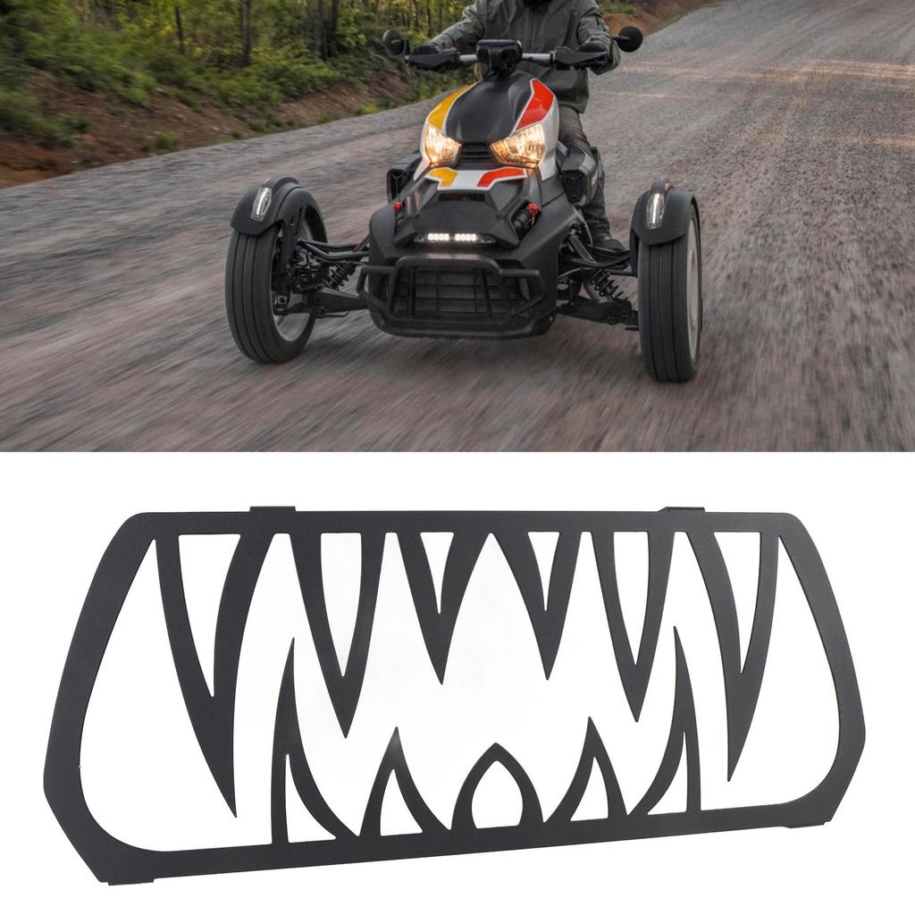 Front Grille Teeth Insert Aluminum Powder Coated Cool Look Rustproof   Lasting for Ryker All