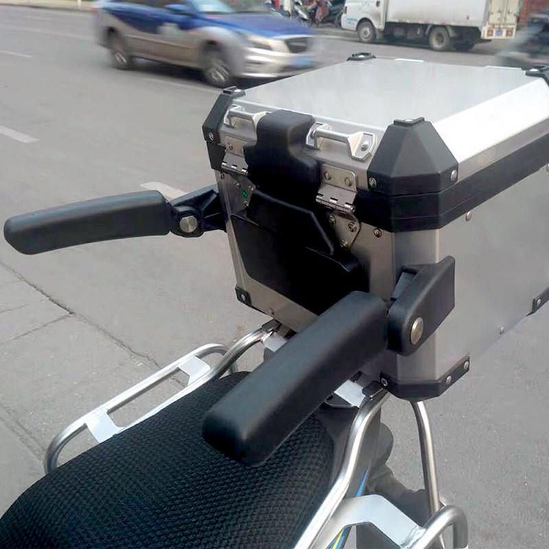 Universal Motorcycle Aluminum Rear Seat Handguard Box
