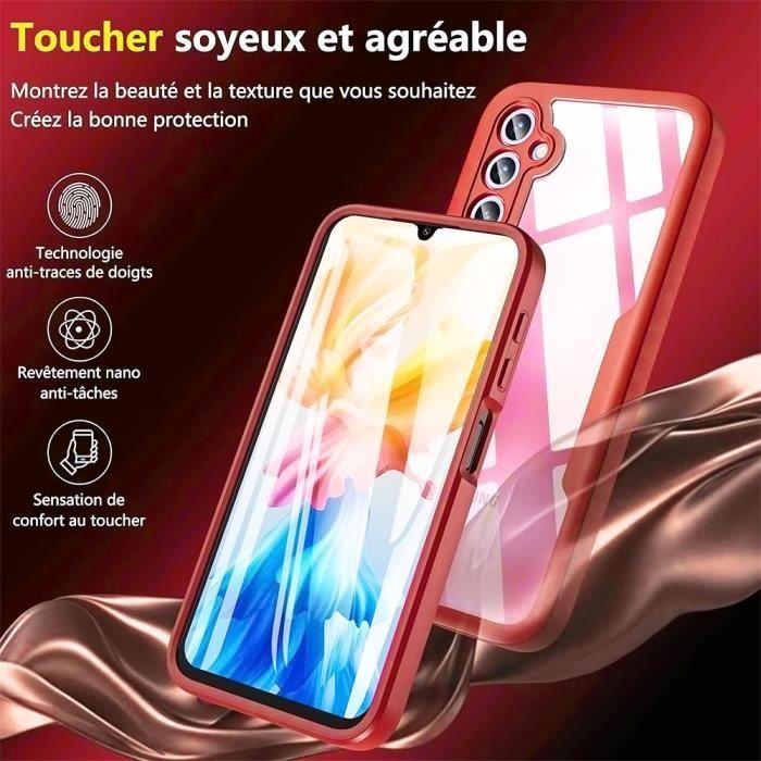 Skal - BOOLING - för Samsung Galaxy A25 5G - Röd - 360 Graders Skydd - Anti-Rep